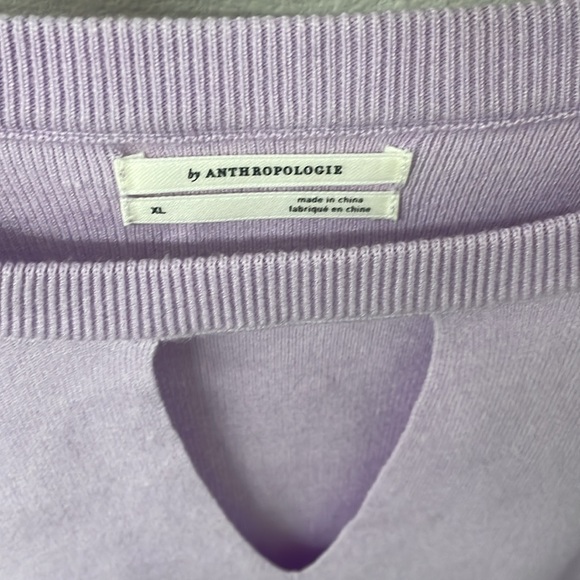 Lilac Anthropologie sweater XL in excellent condition - Picture 2 of 4